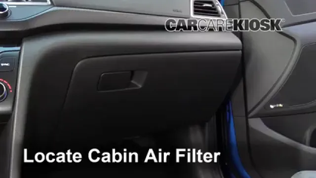 2018 Hyundai Elantra Sport 1.6L 4 Cyl. Turbo Air Filter (Cabin) Replace